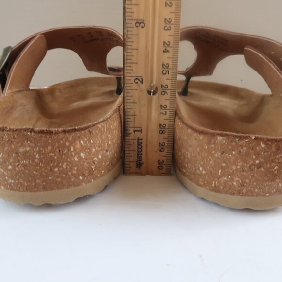 Grashius Western Hand-Tooled Comfy Thong Sandals Sz 7 Color  Color Brown - Picture 5 of 12